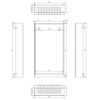 Fordelerskap VTS-140, 550x1000 mm, RAL9016