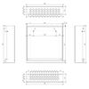 Fordelerskap VTS-140, 650x650 mm, RAL9016