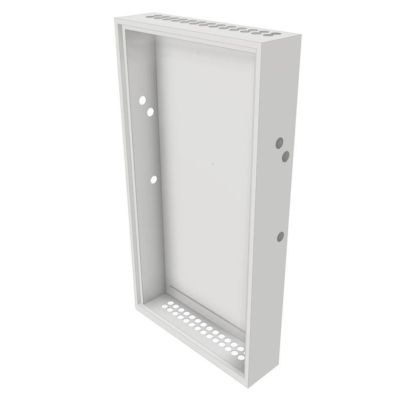 Fordelerskap VTS-200 for 3-rør VVC, 750x1400 mm, RAL9016