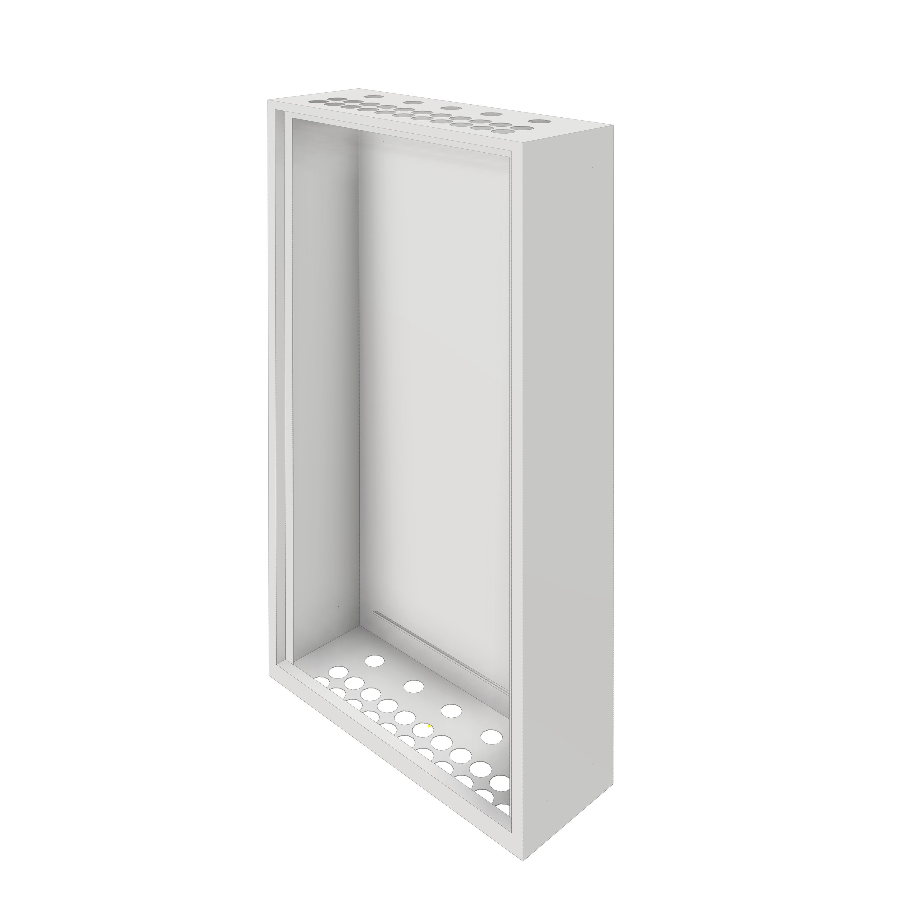 Stigerskap VTS/S-200, 1400x550 mm, RAL9016