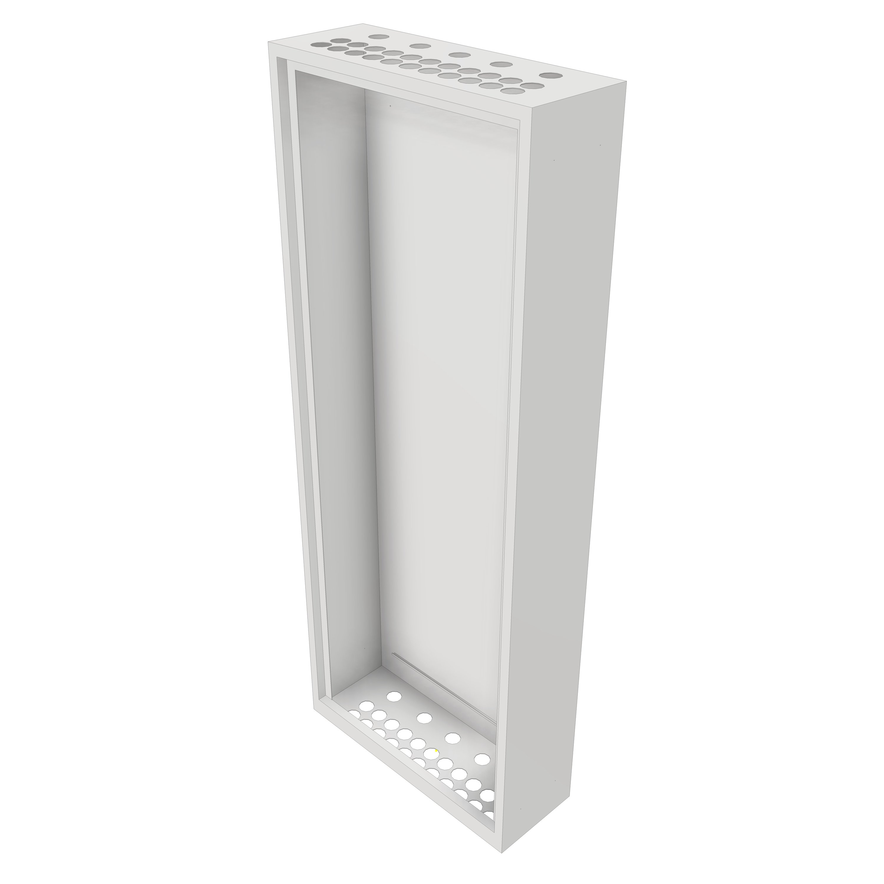 Stigerskap VTS/S-200, 1400x550 mm, RAL9016