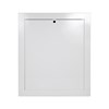 Hvit Ramme og dør for gulvvarmeskap HxBxD 720x550x108 mm, RAL 9010