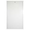 Ramme og d&#248;r for skap til 3-r&#248;rs VVC-modul, HxBxD 1400x750x175 mm, RAL 9010