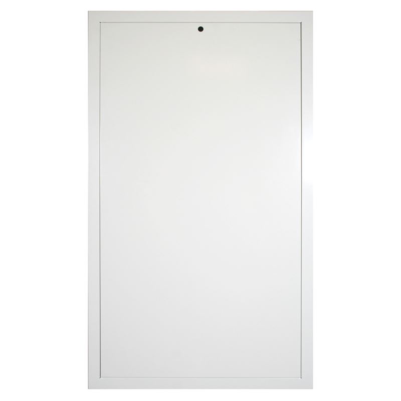Ramme og d&#248;r for skap til 3-r&#248;rs VVC-modul, HxBxD 1400x750x175 mm, RAL 9010
