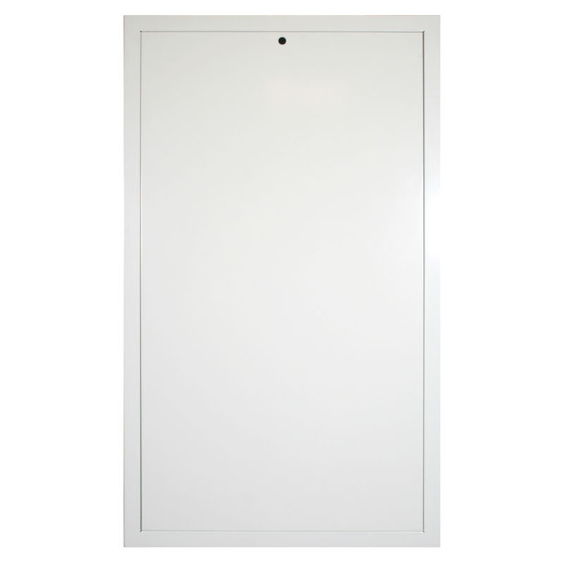 Ramme og dør for skap til 3-rørs VVC-modul, HxBxD 1400x750x175 mm, RAL 9010