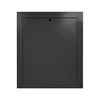 Ramme og d&#248;r for gulvvarmeskap HxBxD 720x550x108 mm, RAL 9005