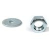 Sekskantmutter og stoppeskive, M5