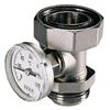 Unionskobling m/termometer for kuleventil 1 1/4&quot; x 1&quot; innv./utv. gjenger