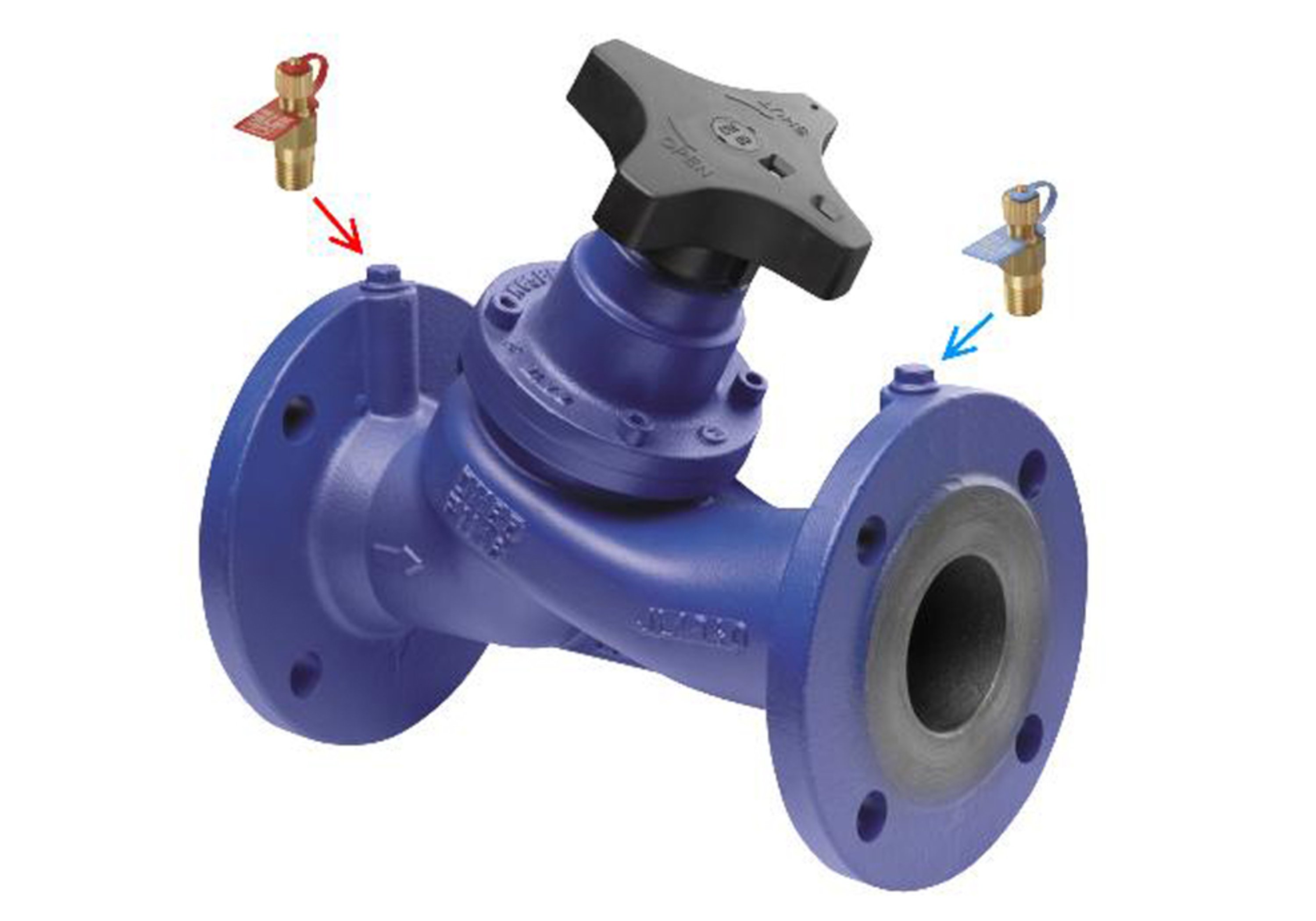 9555P innreguleringsventil, DN65