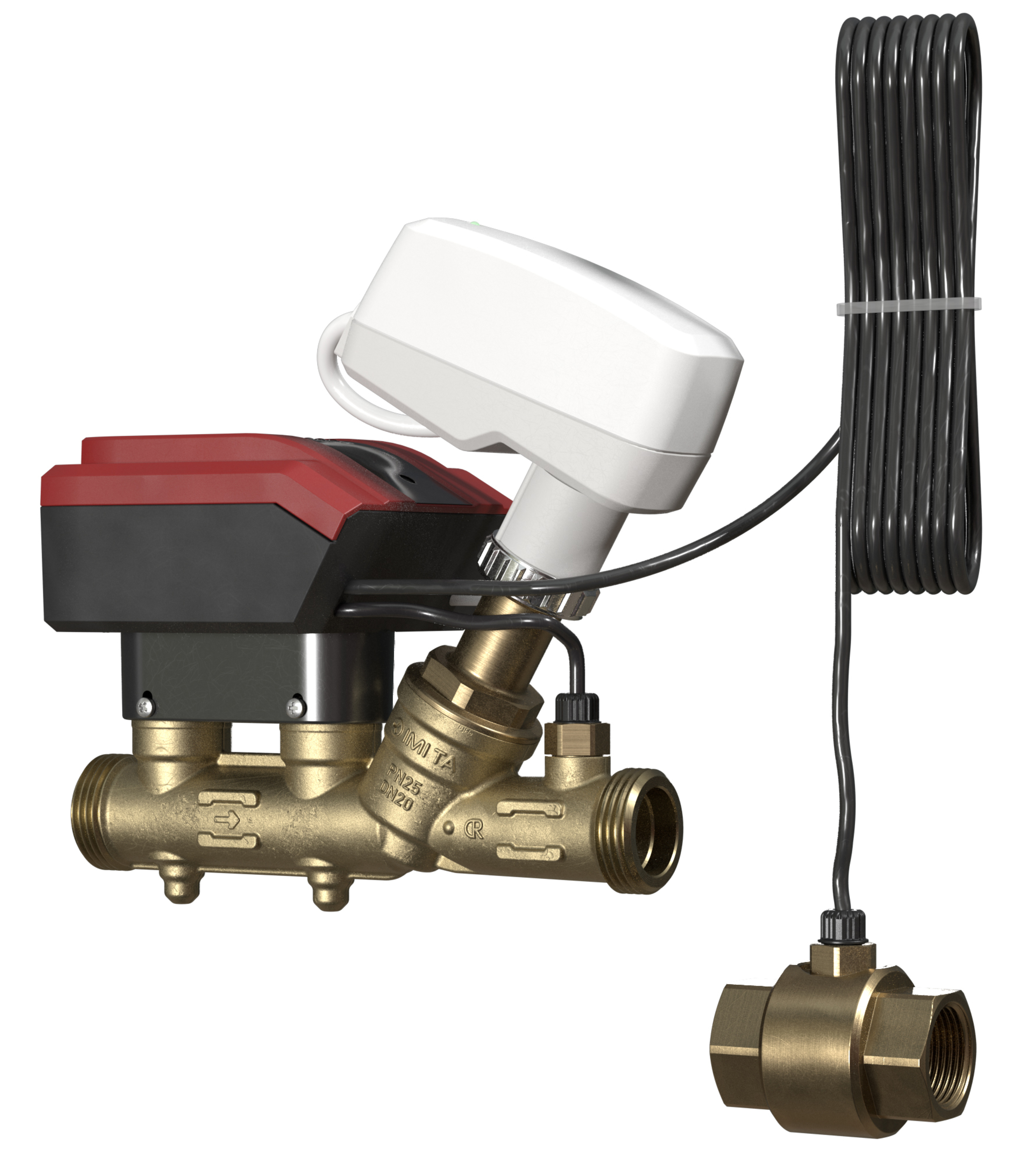 2-veis reguleringsventil TA-Smart DN15 inkl. 3 m kabel