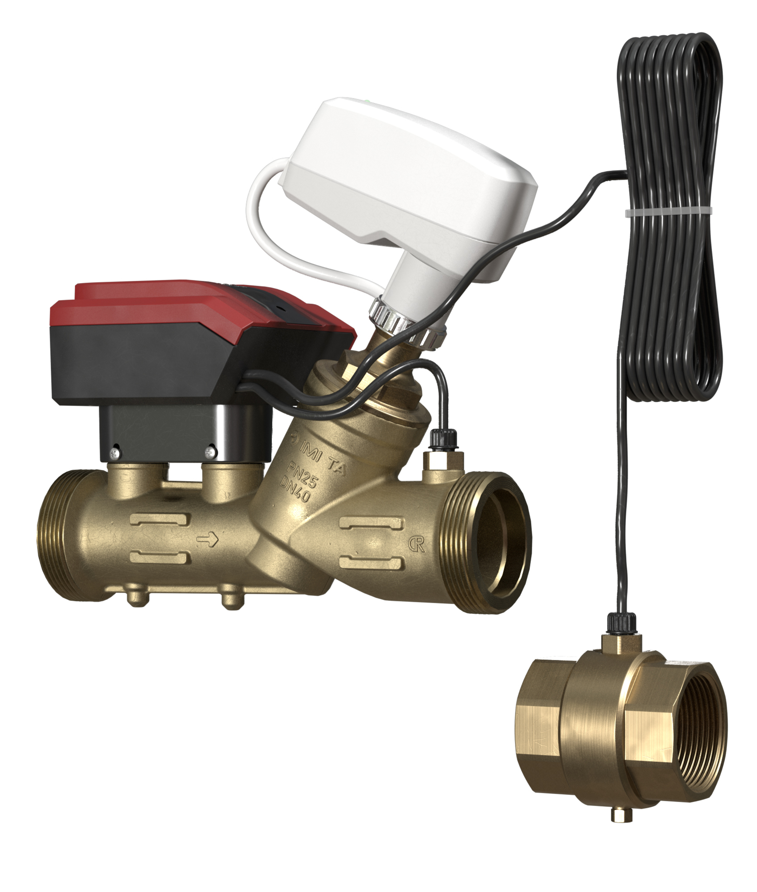 2-veis reguleringsventil TA-Smart DN40 inkl. 3 m kabel