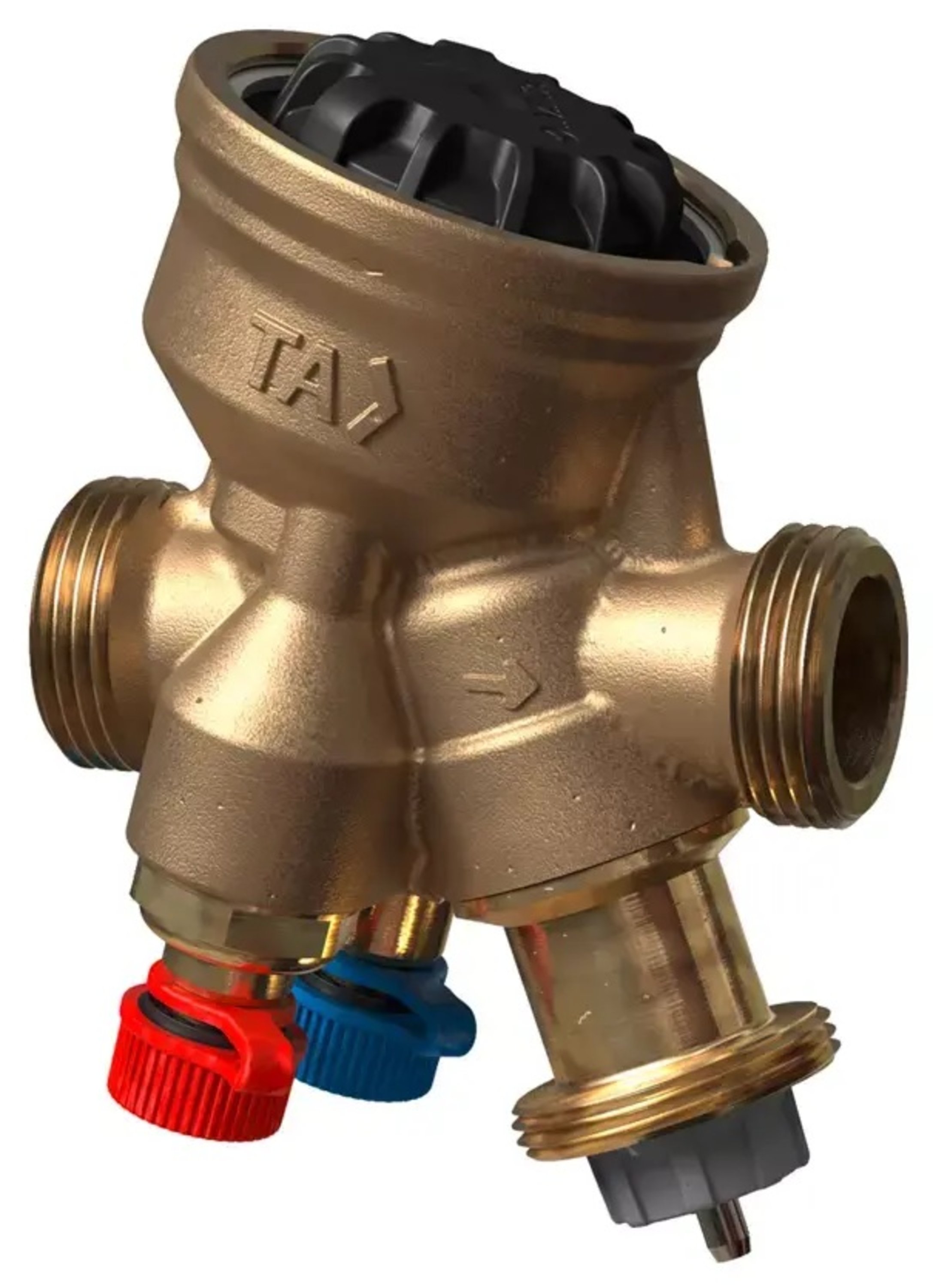 Trykkuavhengig reguleringsventil for av/på-regulering, TA-Compact P, DN 10