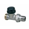 Termostatventil rett med justerbar Kv N, M24 x 1/2&quot; utv. gjenger