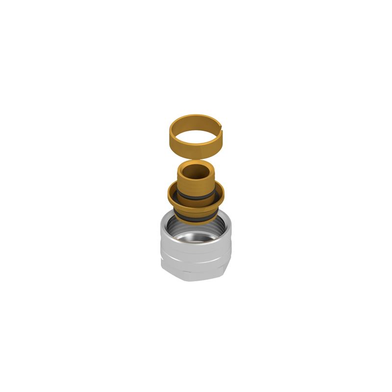 Click&amp;Safe overgang, Euroconus koblingssett for 20 mm r&#248;r