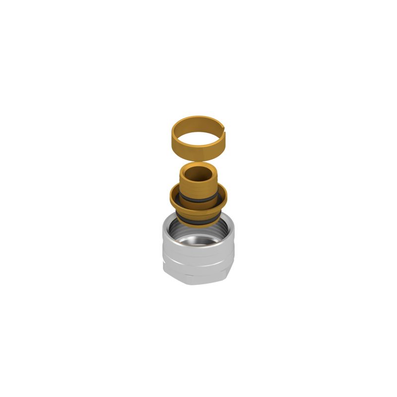 Click&Safe overgang, Euroconus koblingssett for 20 mm rør