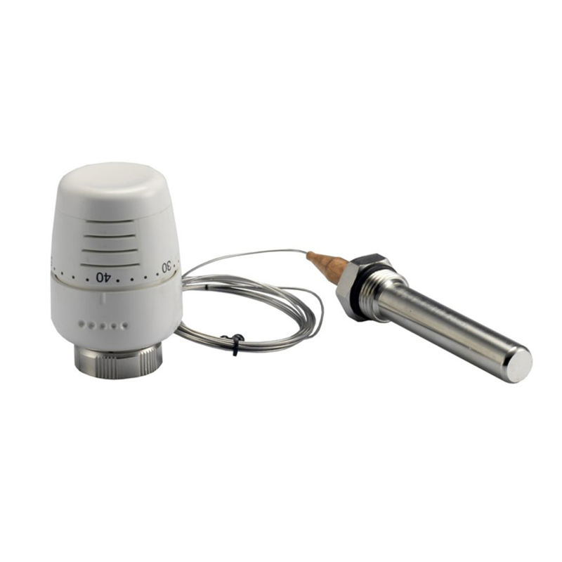 Regulator for konstant turvannstemperatur m/ 1/2" følerlomme, utv. gjenger