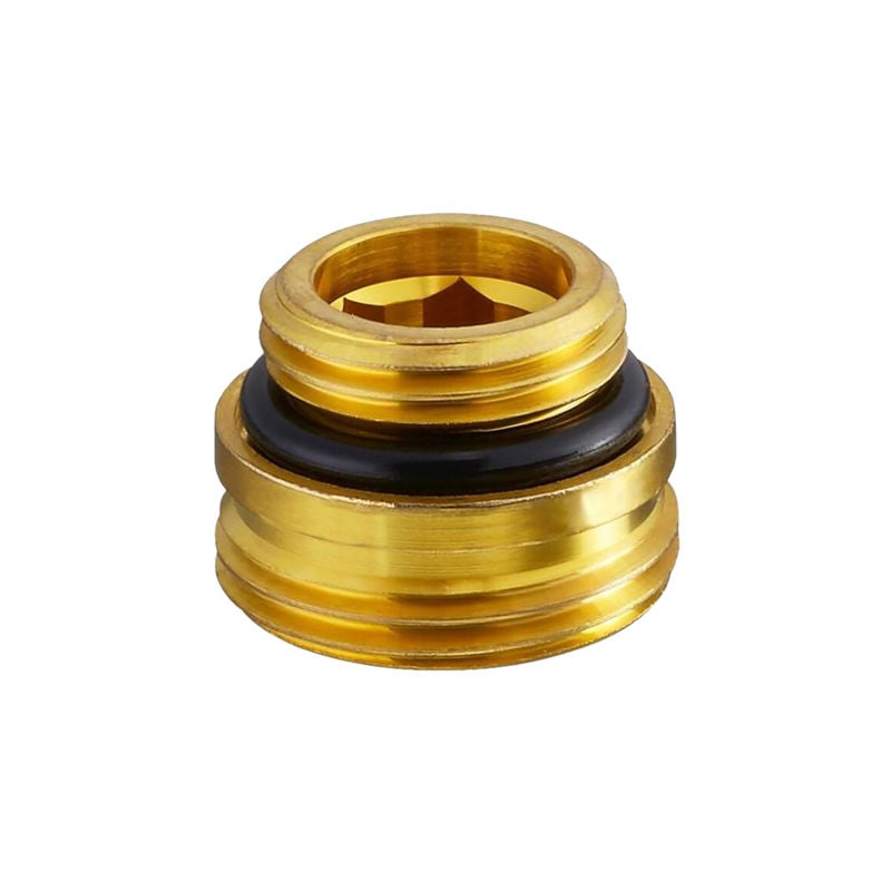 Overgangsadapter med O-ring for Kermi H-ventil, 1/2" x 3/4" utv. gjenger
