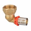 Alpex overgangsalbue m/ roterende mutter R 1/2&quot;, 16x2 mm