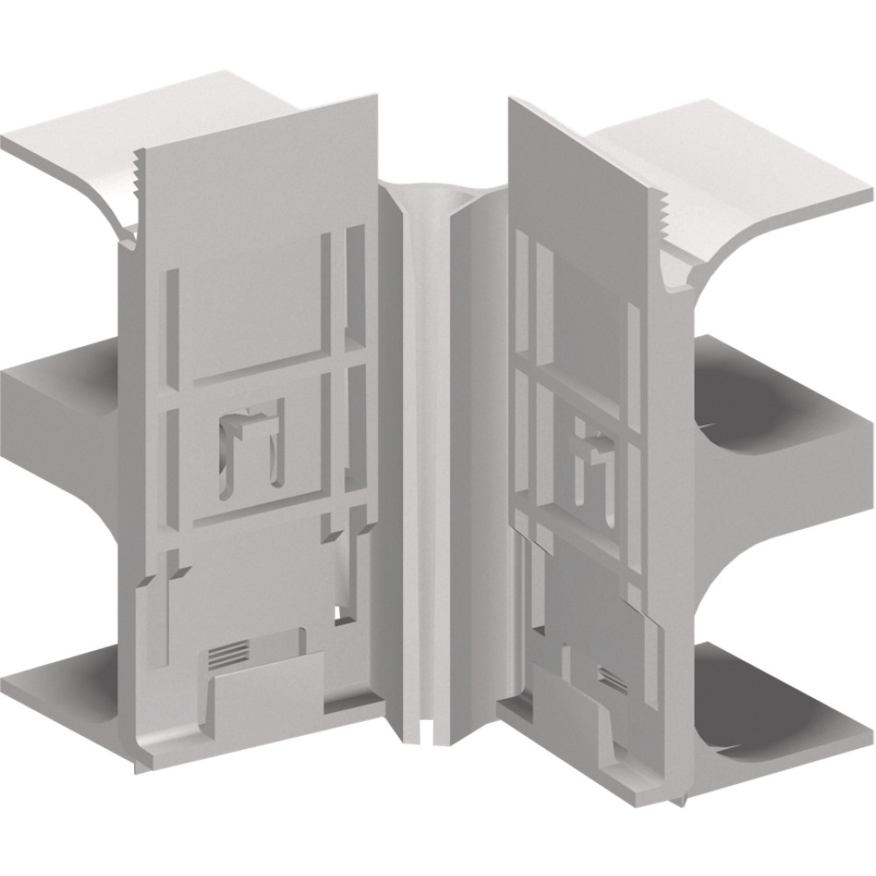 Klammer Decor 22 og Decor 22 + el, åpen, innvendig hjørne