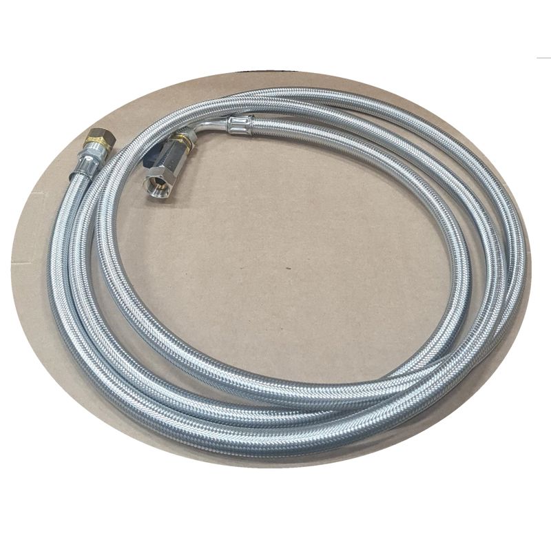 Stålarmert, fleksibel slange for kWsmart, for tilkobling mellom innedel og bereder, lengde 3 m