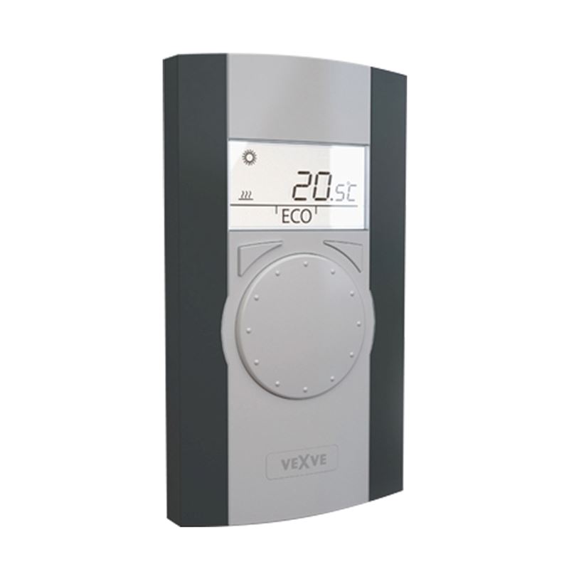 Varmeregulator AM 20-W med tr&#229;dl&#248;s romenhet for regulering av turv.temp. , 230V