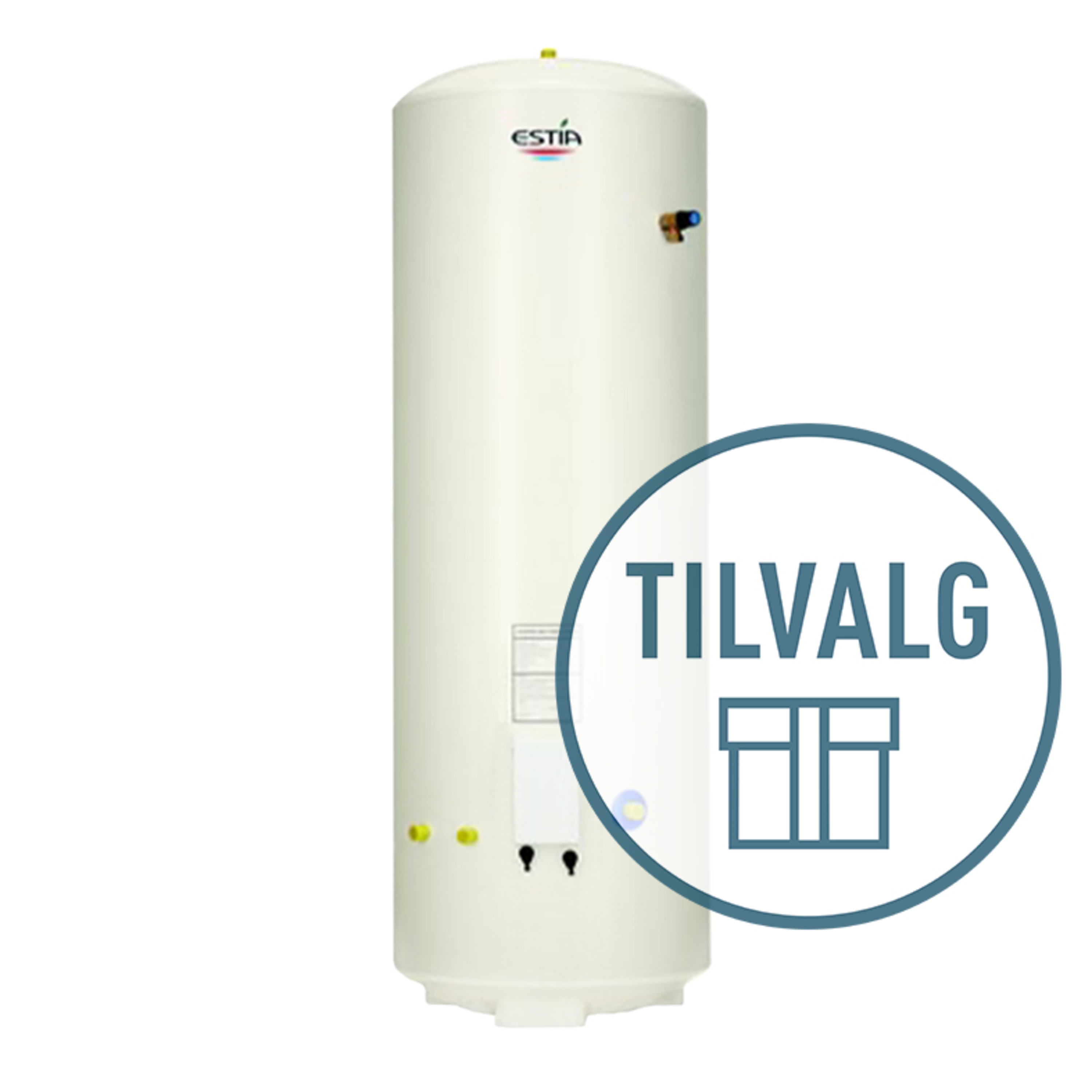 Tilvalgspakke Toshiba ESTIA 300 liter spiralbereder