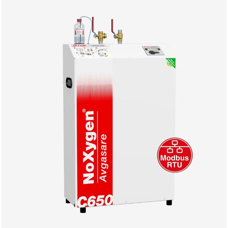 Vakuumavgasser, TTM Noxygen C650c Modbus, drift 0-70°C