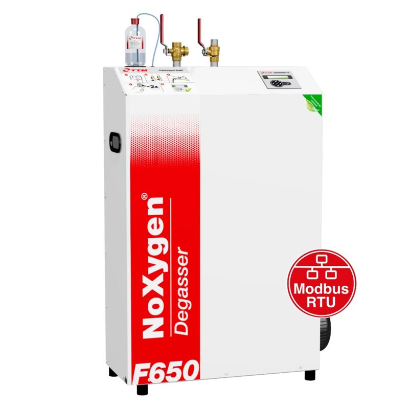 Vakuumavgasser, TTM Noxygen F650c Modbus, drift -10 - 70°C