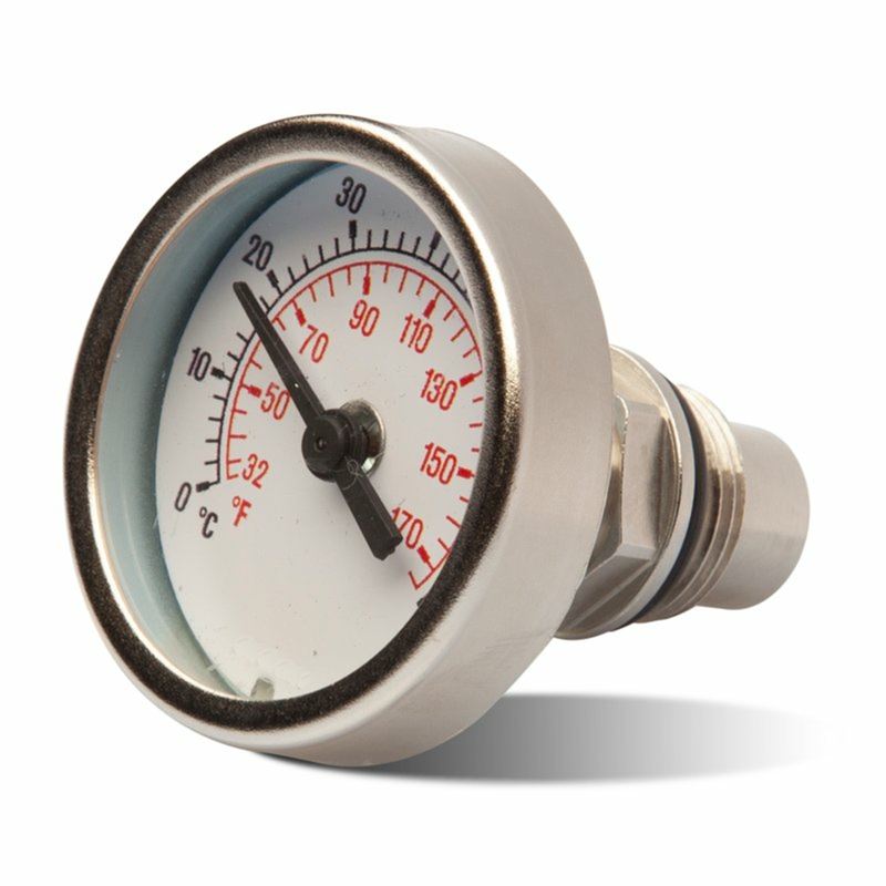 Termometer&#160;med&#160;innstikkshylse,&#160;1/2&quot; utv. gjenger
