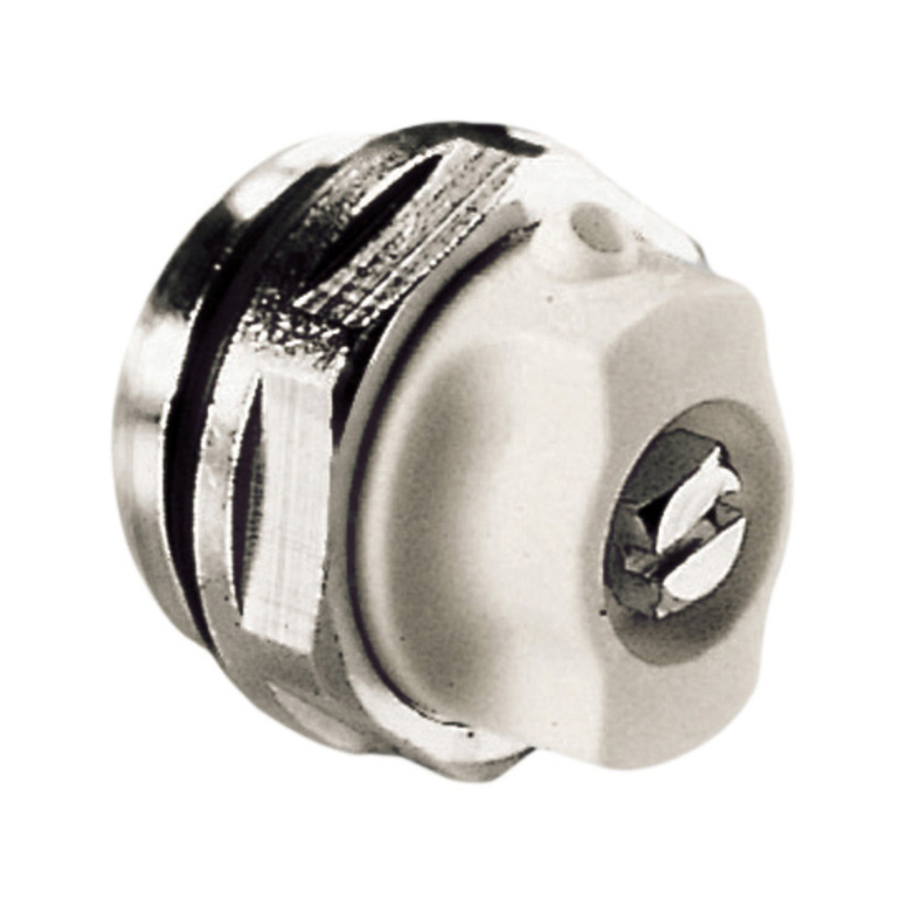 Manuell lufteventil m/ O-ring, 1/2" utv. gjenger