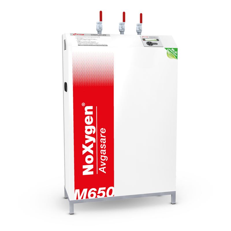 Noxygen M650 vakuumavgasser med automatisk vannp&#229;fylling, drift 0 til 70 grader C