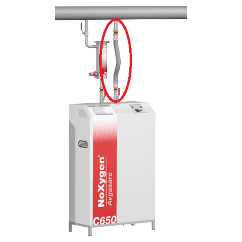 Slangesett DN15 1,0 m