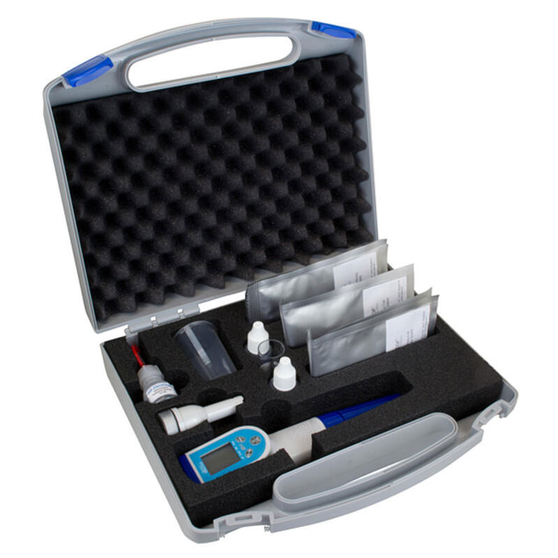 Elector målekoffert for måling av pH, el. ledningsevne og tot. hardhet, inkl. MP-7 måleinstrument