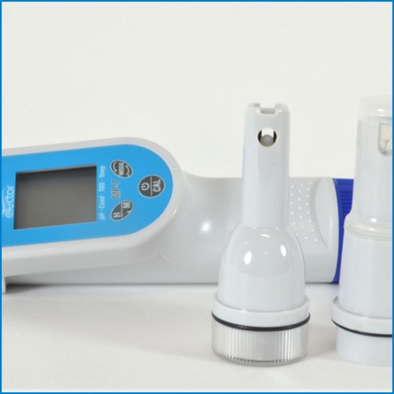 Elector målekoffert for måling av pH, el. ledningsevne og tot. hardhet, inkl. MP-7 måleinstrument