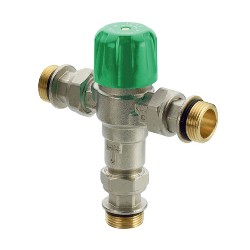 Termostatisk blandeventil, justerbart område 50-63 °C