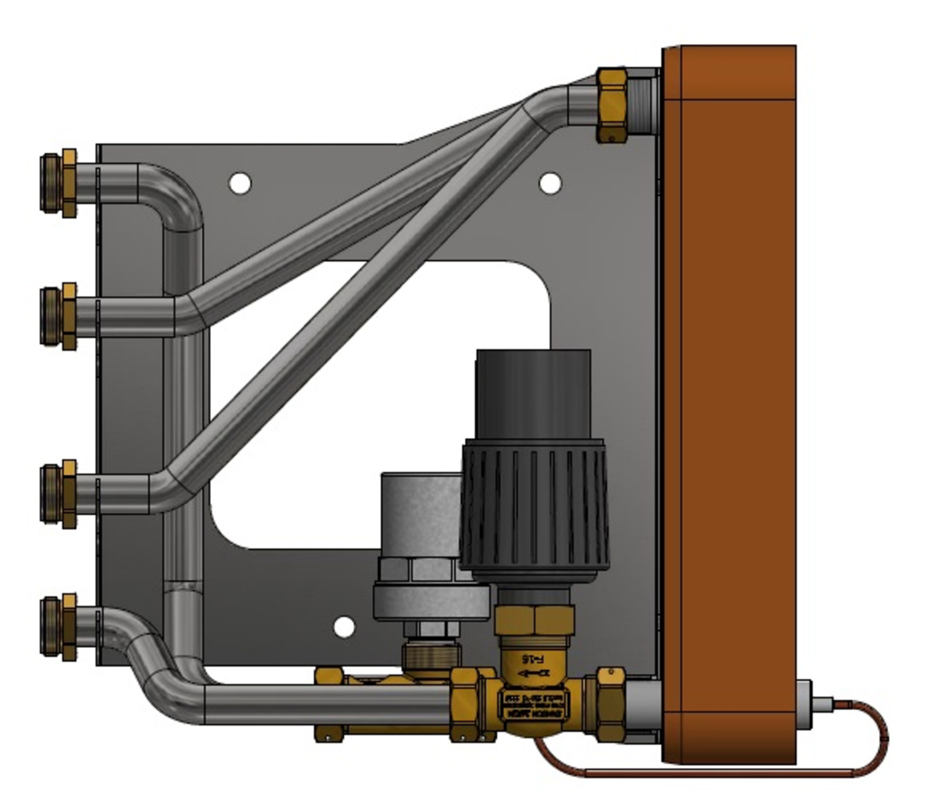 Vekslersentral Metro Eco for varmtvannsproduksjon, DN20