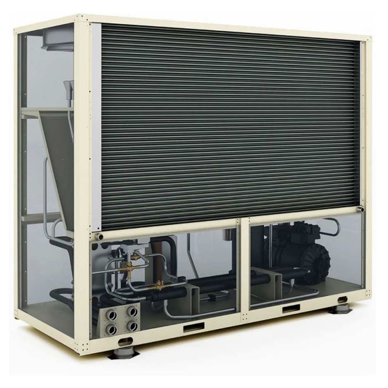 Airheat 24, CO2, nom. varmeeffekt 24,1 kW, 3~ 400 V, luft-vann tappevannsvarmepumpe