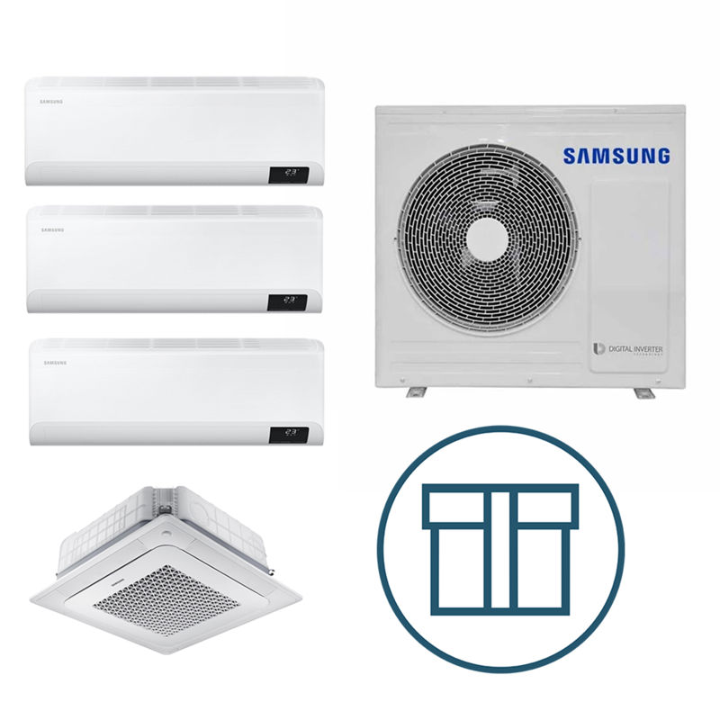 Systempakke luft-luft Samsung, Multisplitt 080 - R32