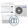 Systempakke luft-luft Samsung, Multisplitt 068 med h&#248;y vegg + gulv- R32