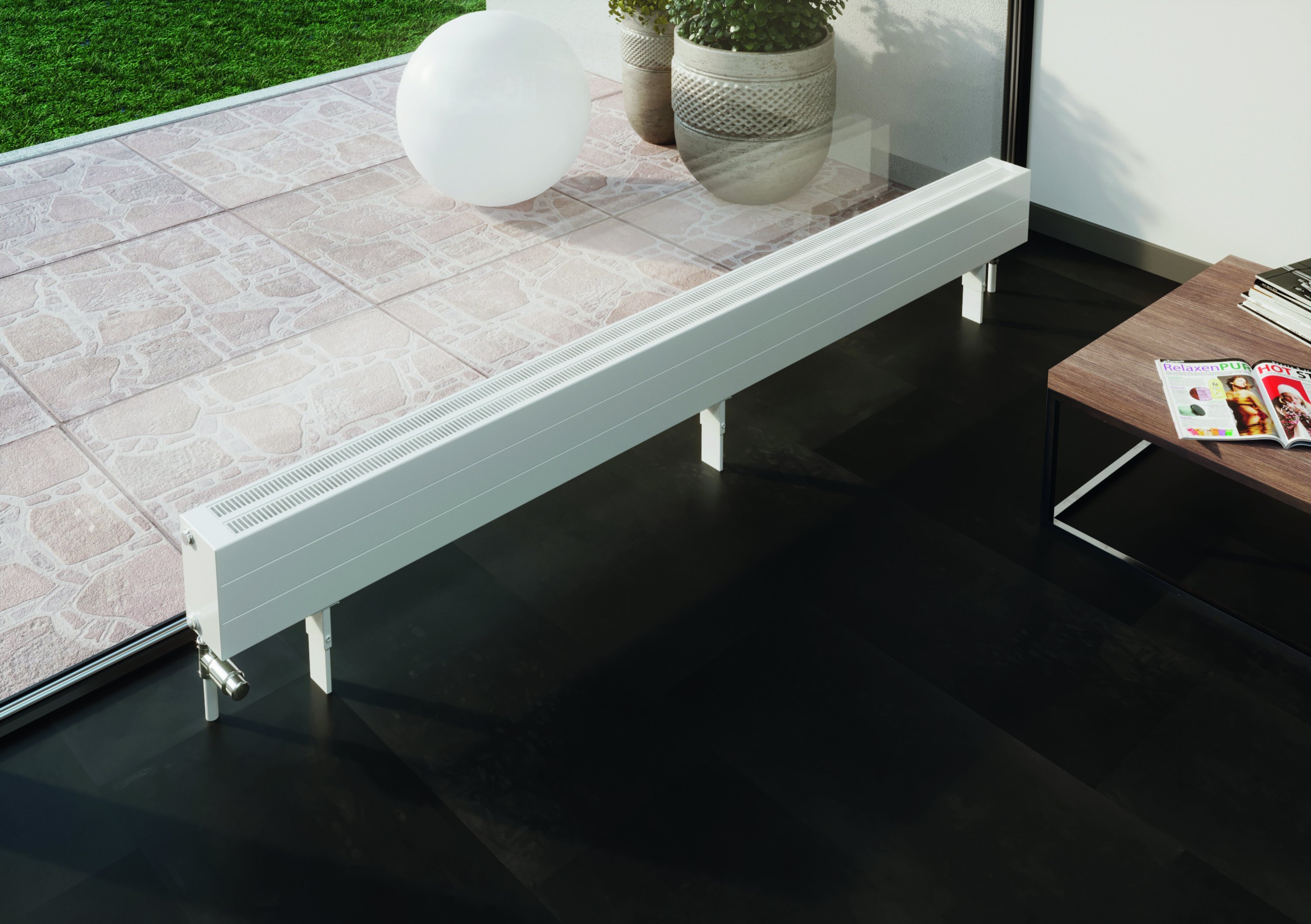 Konvektor C283 med topprist, L:1000