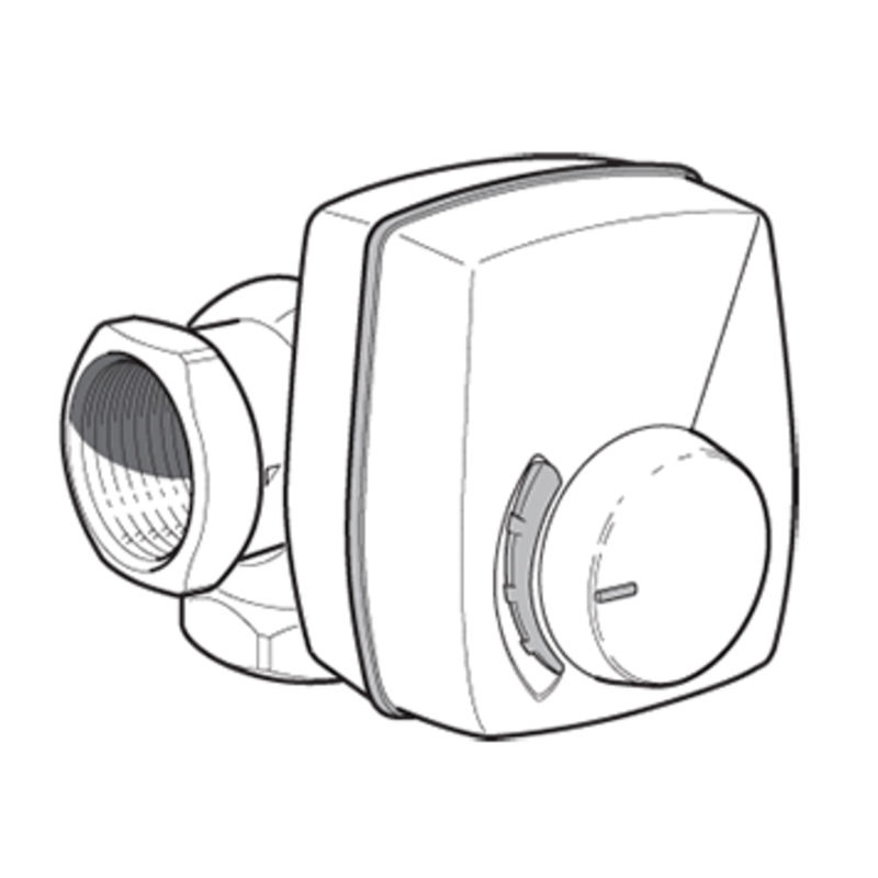 VST 20 vekselventil, maks. ladeeffekt 40 kW. 1 1/4" innv. gjenger