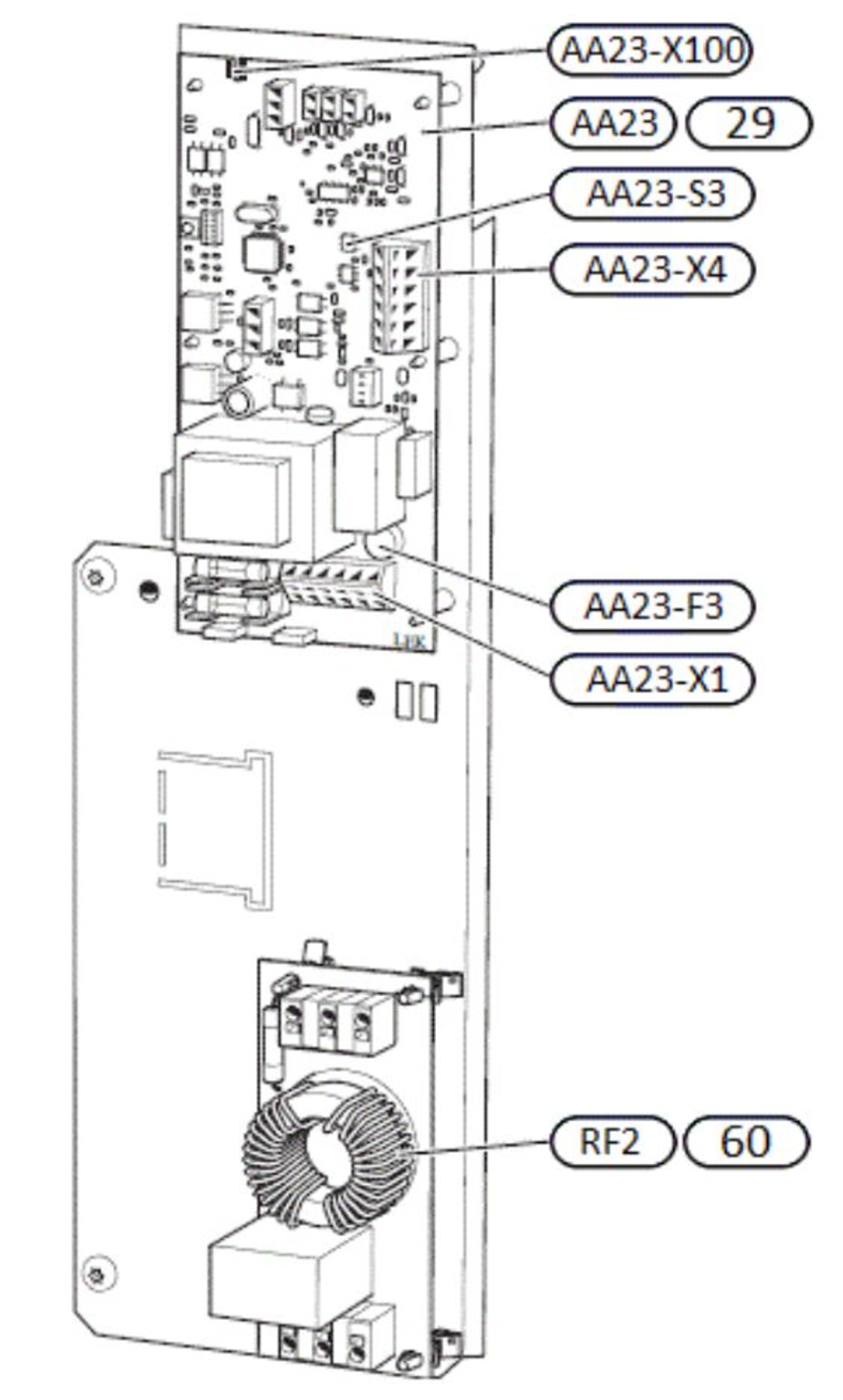 F2050-6 Inverter, 1~ 230 V, luft-vann monoblokk varmepumpe