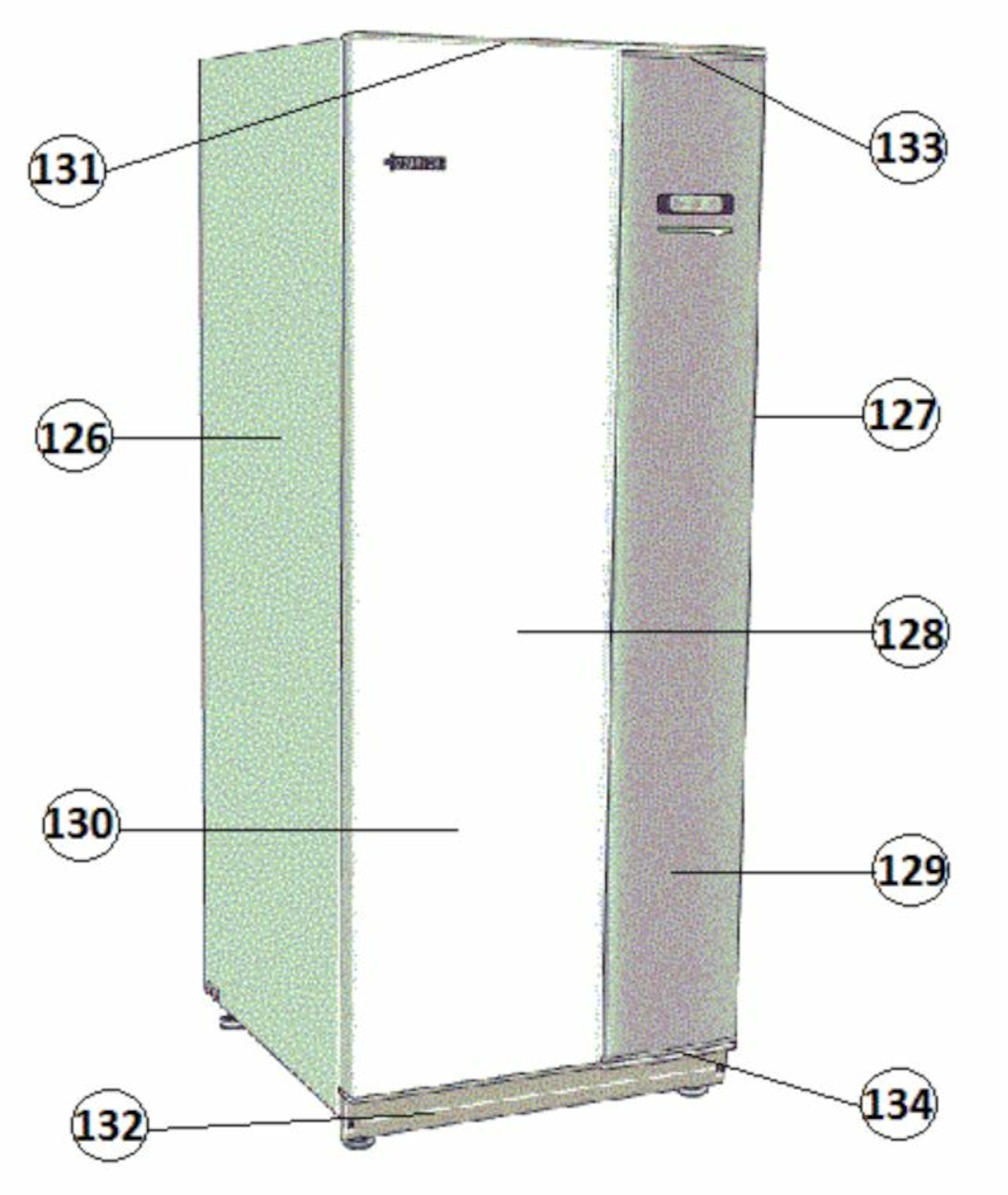 F1155-6 EM Inverter, 3~ 400 V, v&#230;ske-vann varmepumpe