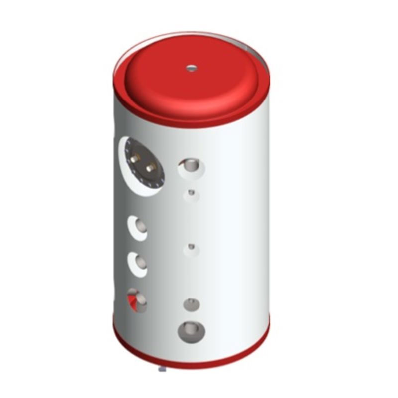 AKHS 300 akkumulatortank, 281 l m/varmtv.spiral 35 l/min