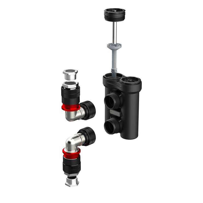 MagnaClean Dual XP vannfilter m/ magnetstav og stengeventiler, 1 1/2&quot; innv. gjenger