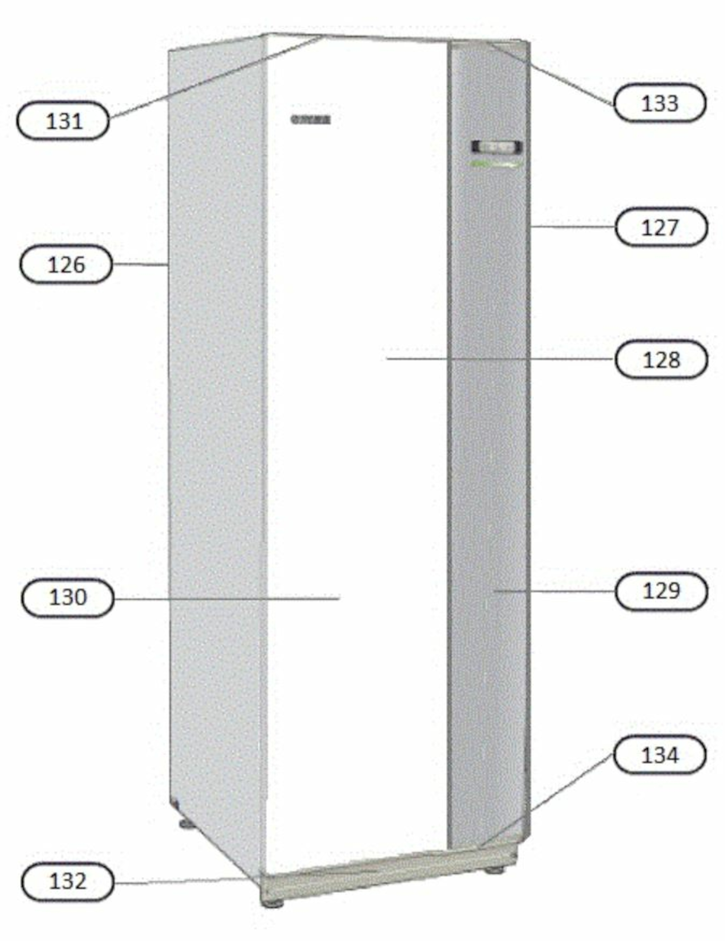 F1355-28 Inverter, 3~ 400 V v&#230;ske-vann varmepumpe
