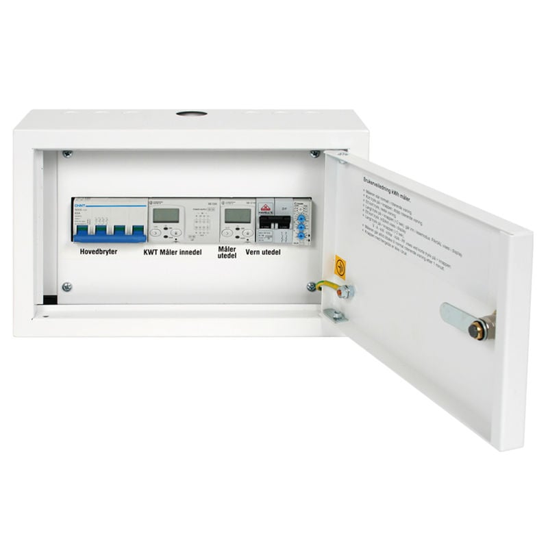 EMS 3F3F energimålerskap, for F2120 3~ 400 V og VVM 320 3~ 230/400 V