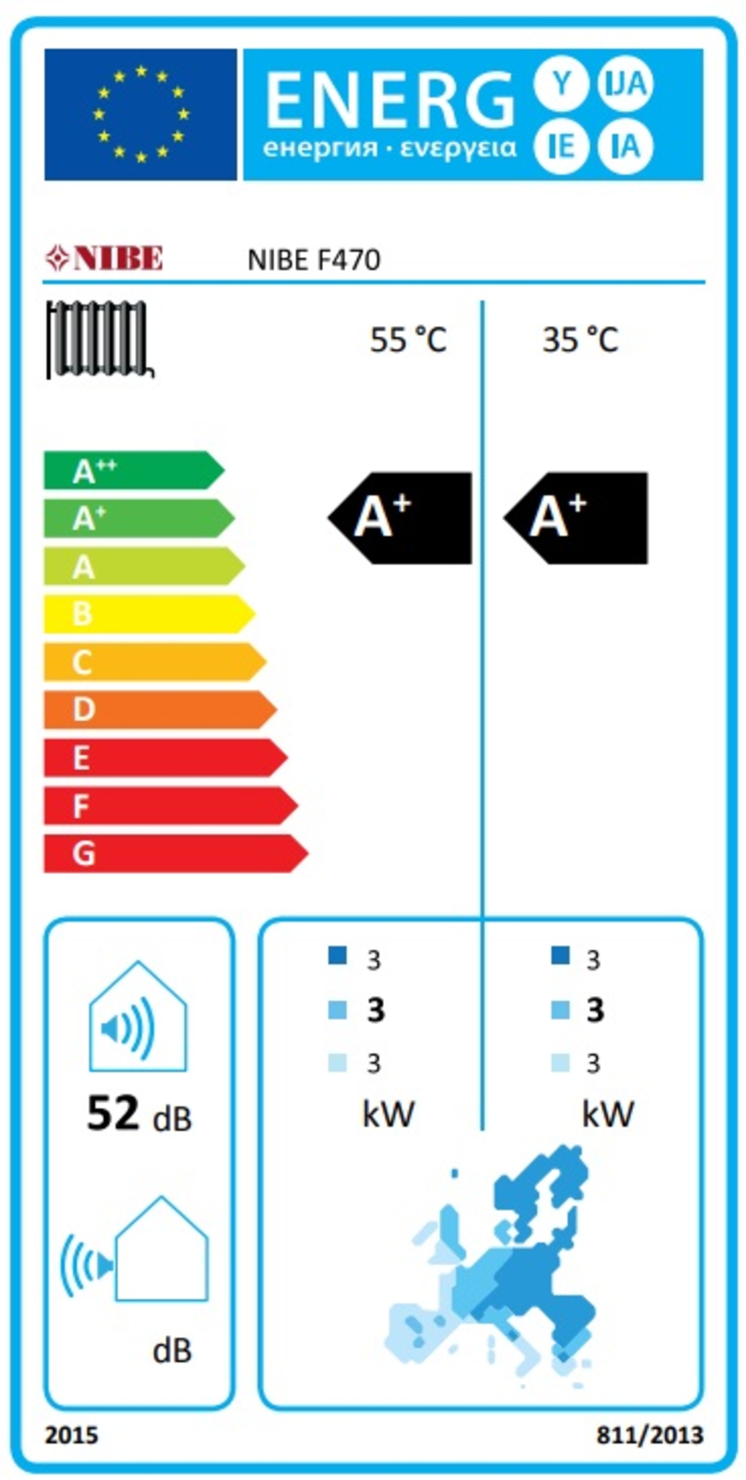 R523635 energietikett NIBE 470