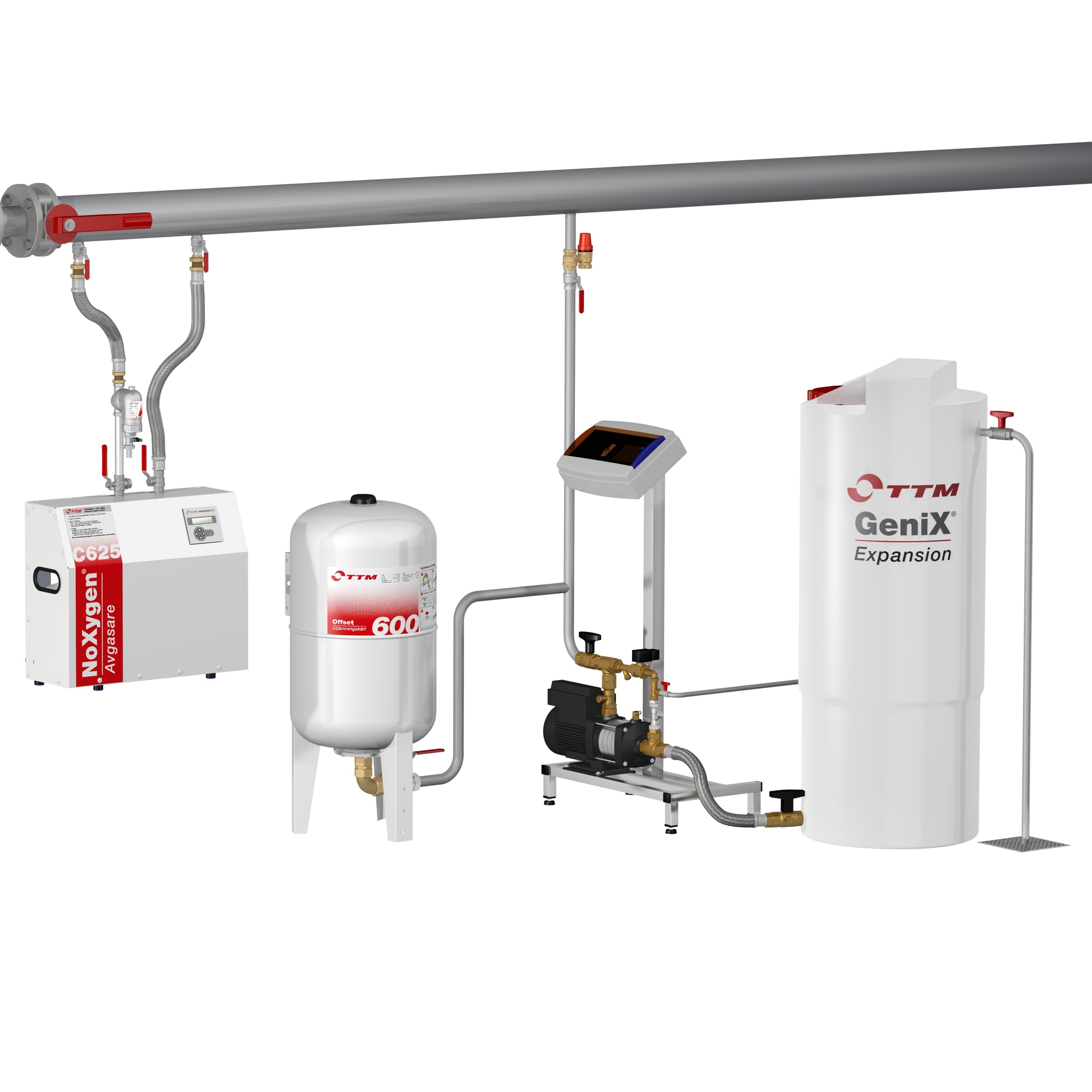 OFFSET utjevningskar, 50 liter