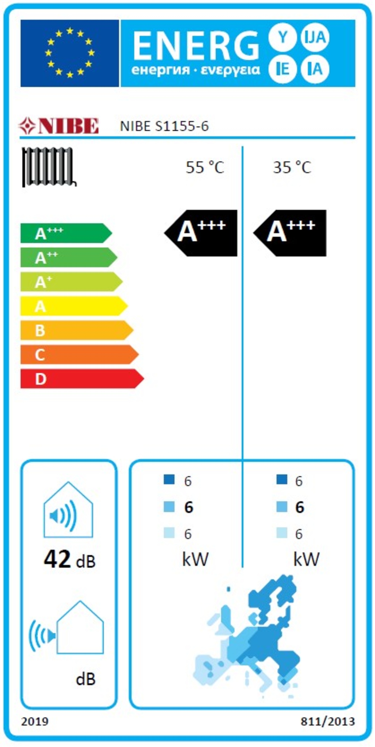 R523992 Energietikett NIBE S1155 6